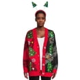 thumbnail image 1 of Holiday Time Women's Boyfriend Cardigan, 1 of 5