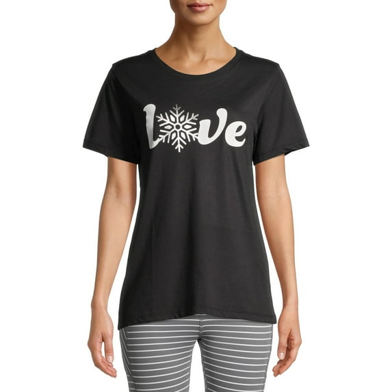 Holiday Time Women's Christmas Graphic T-Shirt