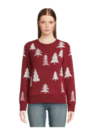 Walmart womens top holiday sweaters