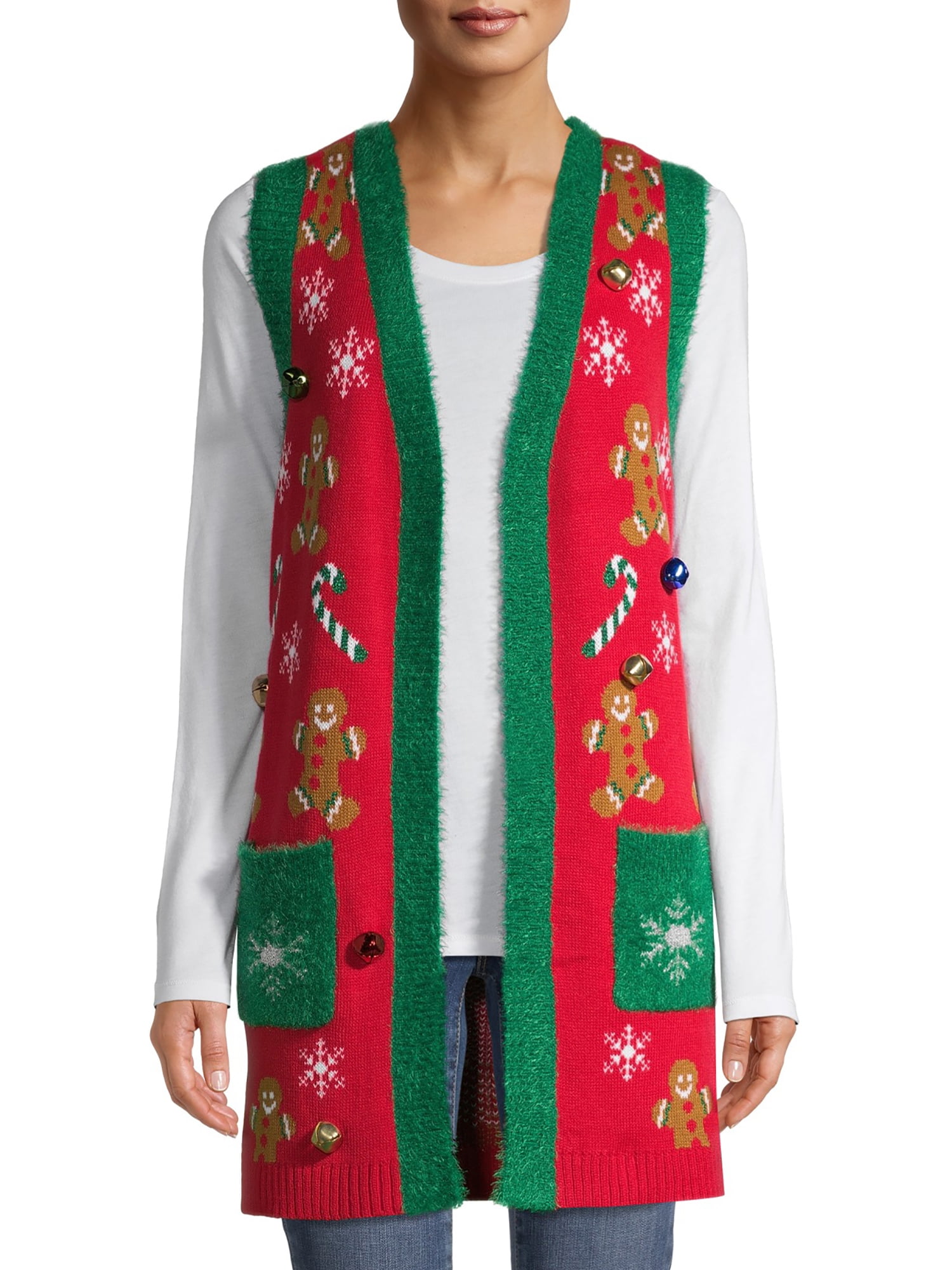 Holiday Time Women's Christmas Vest - Walmart.com
