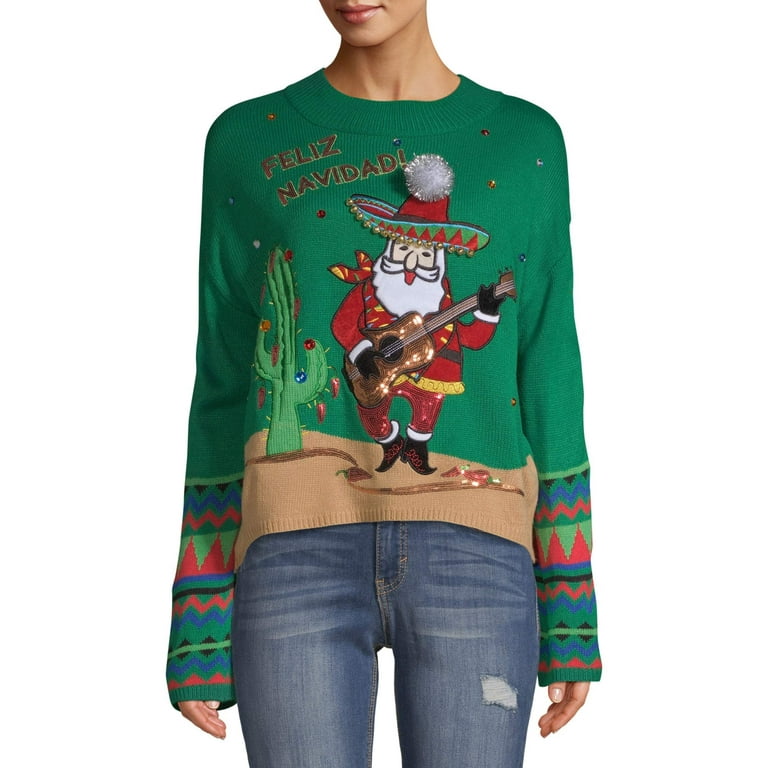 Feliz navidad top ugly christmas sweater