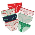 thumbnail image 1 of Holiday Time Women's Christmas Jersey Hipster, Underwear 7 Pack, S-XXL, 1 of 11