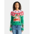 thumbnail image 1 of Holiday Time Women's Embellished Pullover Christmas Sweater, Midweight, Sizes XXS-XXXL, 1 of 5