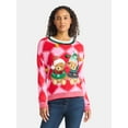 thumbnail image 1 of Holiday Time Women's Embellished Pullover Christmas Sweater, Midweight, Sizes XXS-XXXL, 1 of 5