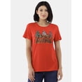 thumbnail image 1 of Holiday Time Women's Merry Tree Trio Christmas Graphic Tee, Sizes S-3XL, 1 of 5
