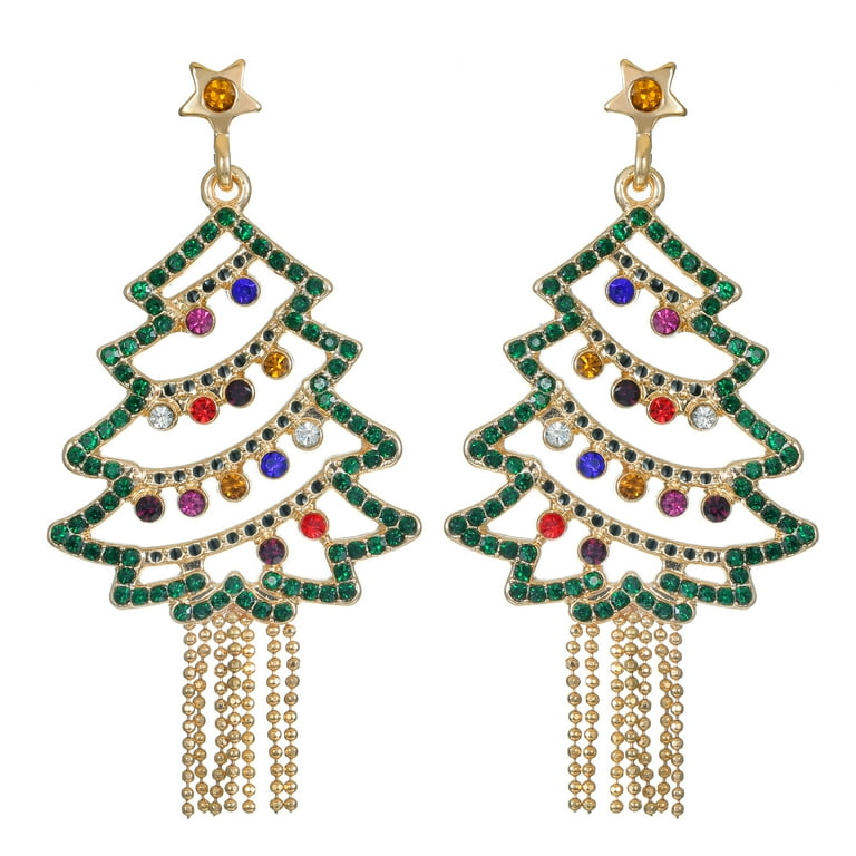 Colorful Tree Earrings Colorful Tree Earrings