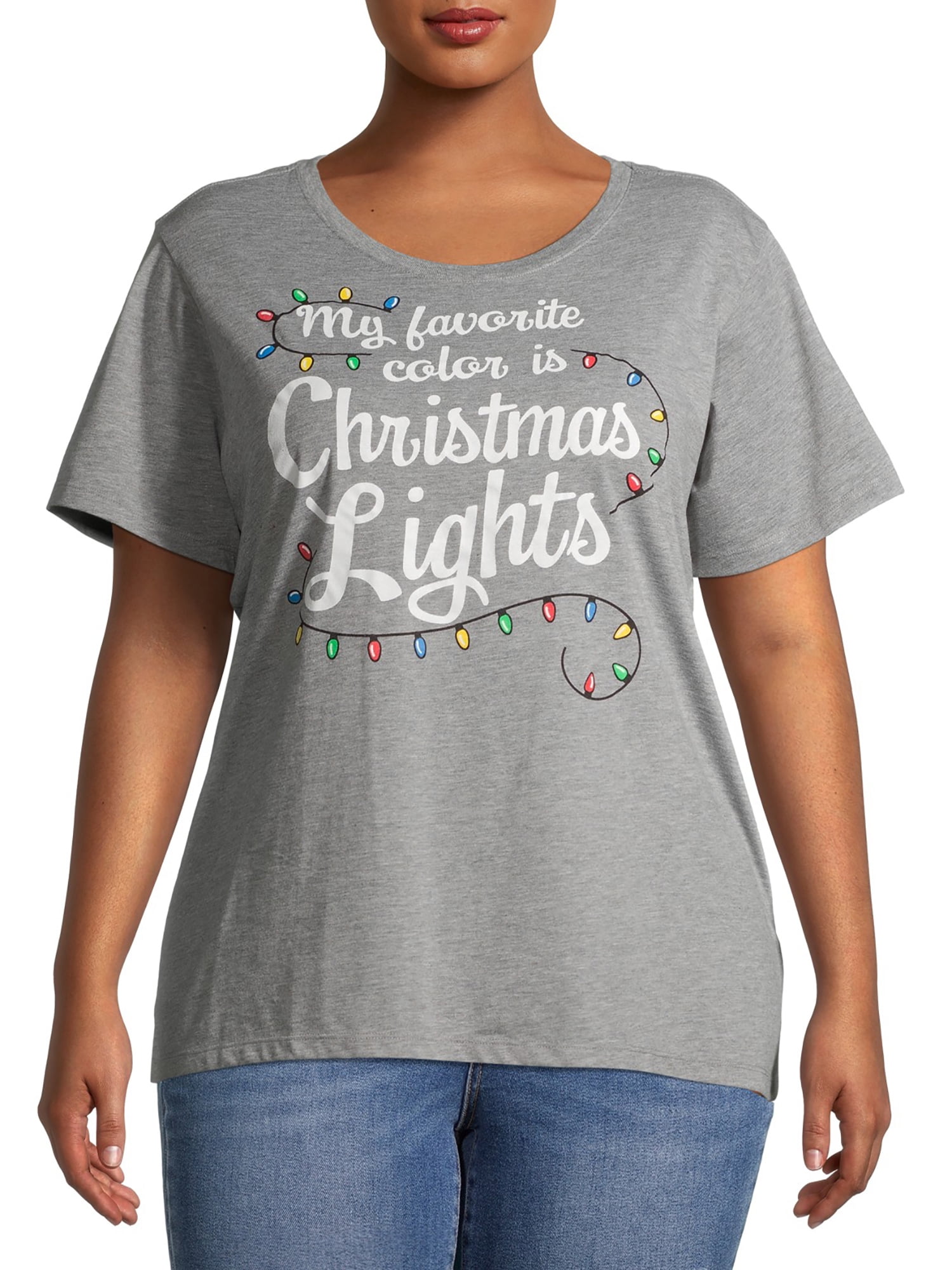 Plus size holiday shirts discount