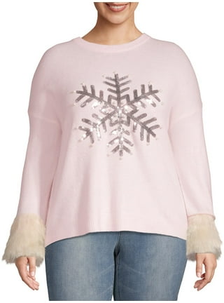Plus size christmas sweaters walmart hot sale