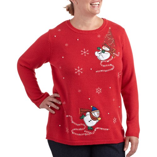 Holiday Time Women's Plussize Christmas