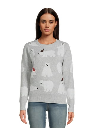 Bear sweater women's hotsell