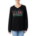 thumbnail image 1 of Holiday Time Women's and Women's Plus Graphic Thermal Hoodie, 1 of 8