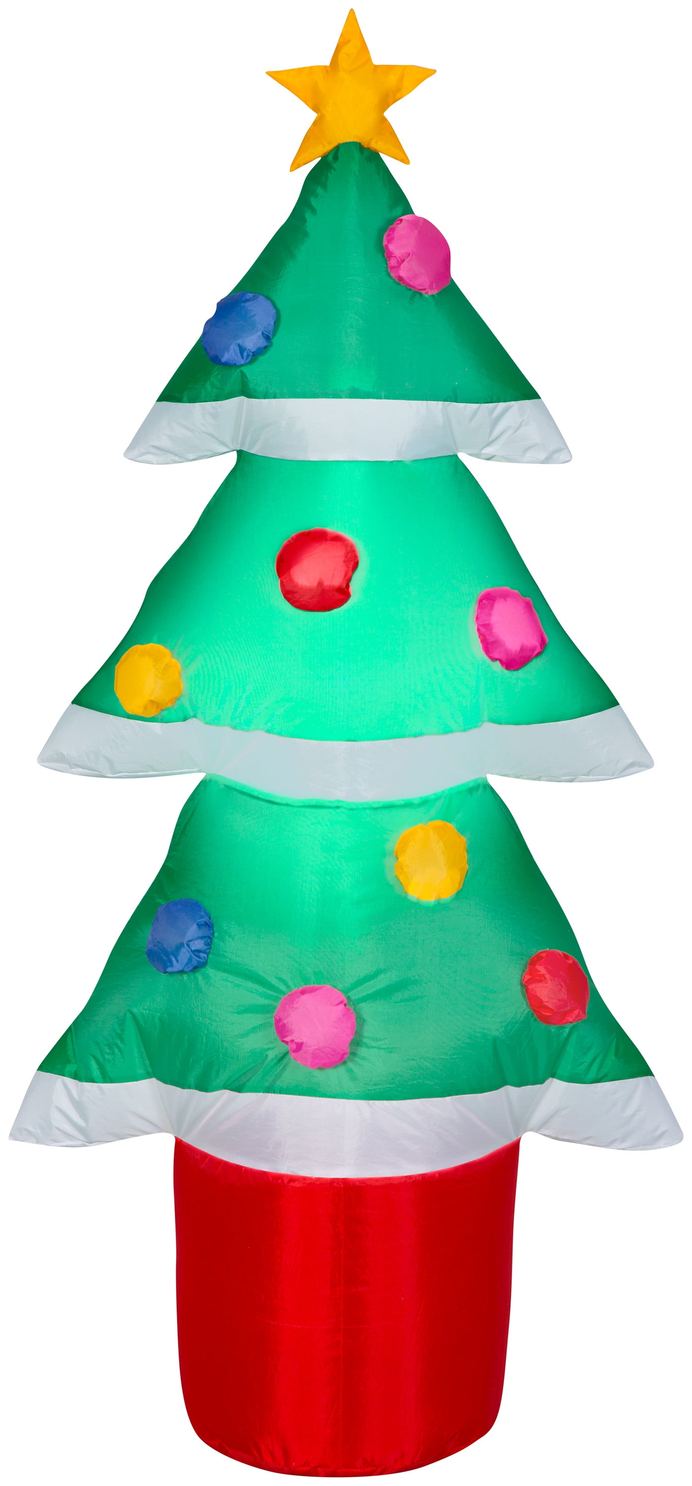 Holiday Time Yard Inflatables Christmas Tree, 4 ft