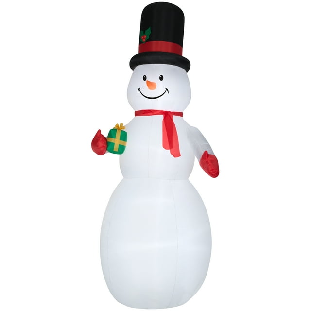 Holiday Time Yard Inflatables Snowman , 10 ft