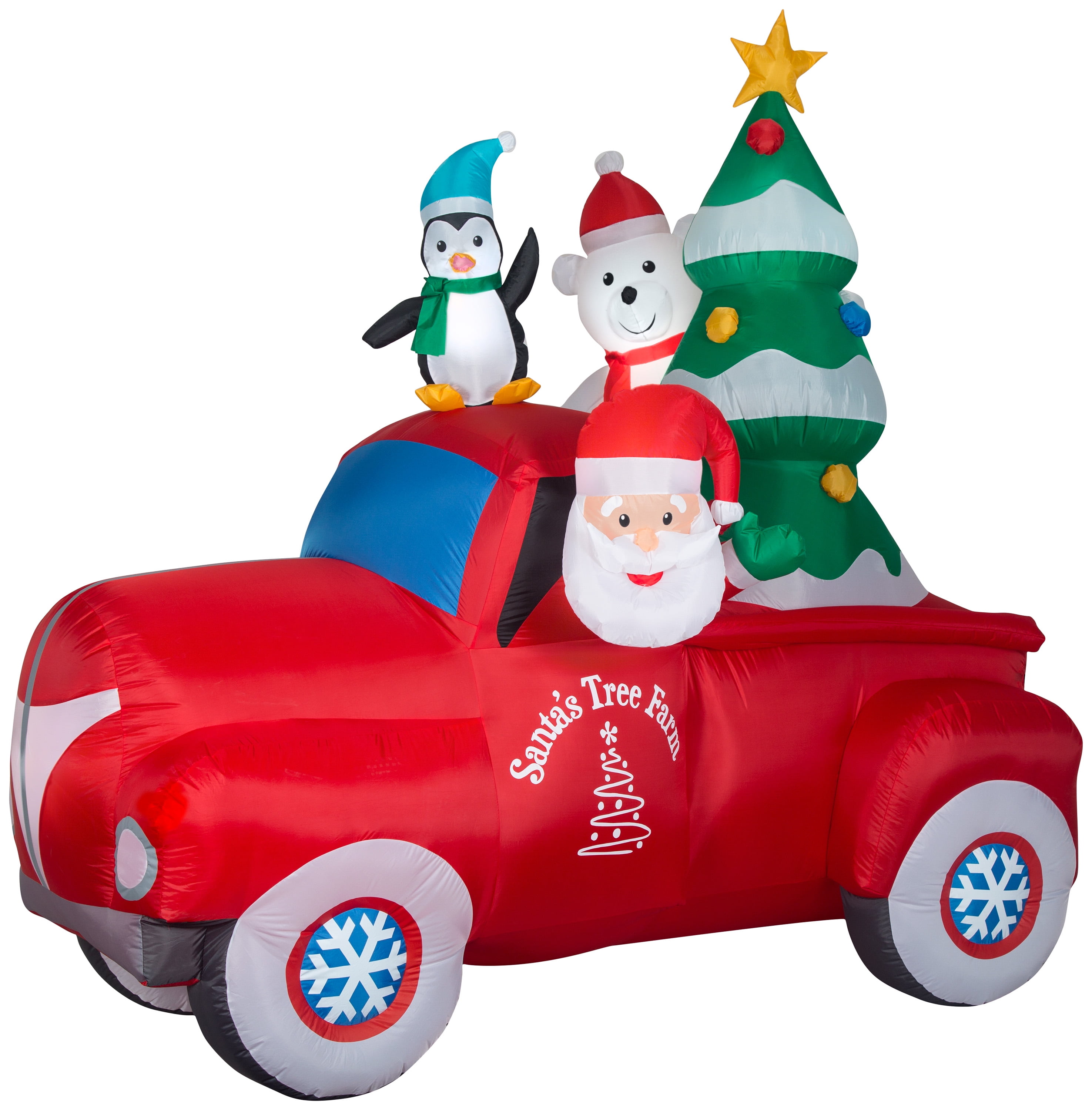 Holiday Time Yard Inflatables Vintage Truck, 8 ft