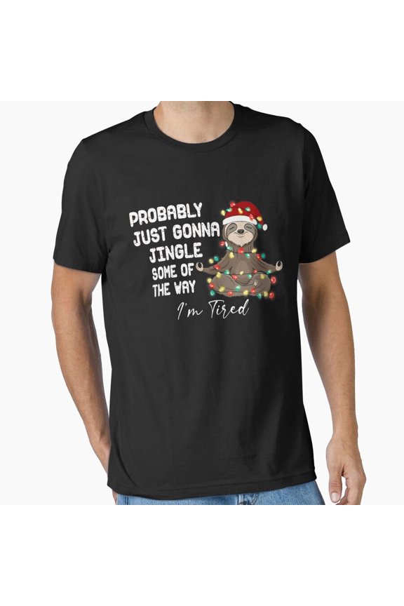 Holiday Tired Vintage Classic Humor Sarcastic Quote Essential Apparel Unisex T-Shirt, up to Size 5XL