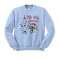 thumbnail image 1 of Holiday Tis the Season Sweatshirt Unisex 2X-Large Light Blue, 1 of 5