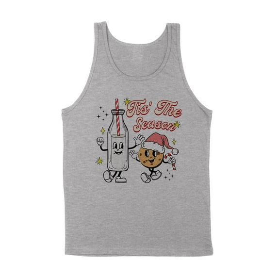 Holiday Tis the Season Tank Top Unisex X-Large Grey