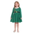 thumbnail image 1 of Holiday Toddler Girls Dress with Hat, 2-Piece, Elf, 3T, 1 of 1
