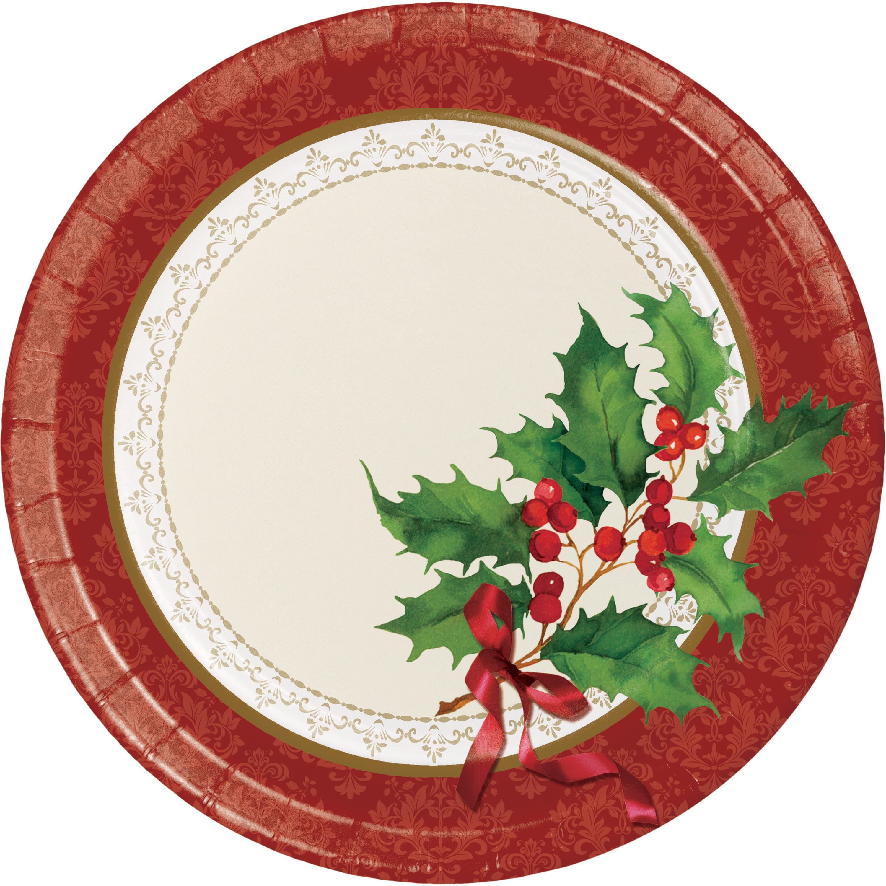 Holiday Traditions Paper Plates, 8 pack