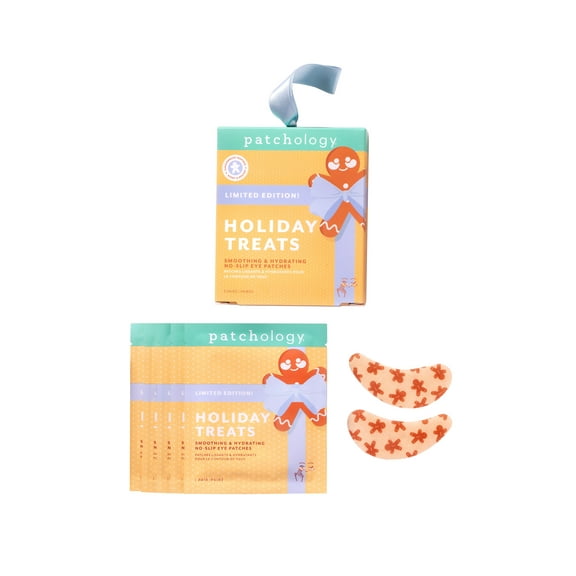 Patchology Holiday Treats L.E. Gingerbread-Inspired No-Slip Eye Patches