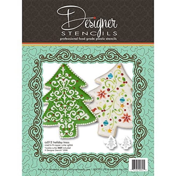 Holiday Tree Stencil Set (no cutter) by Designer Stencils