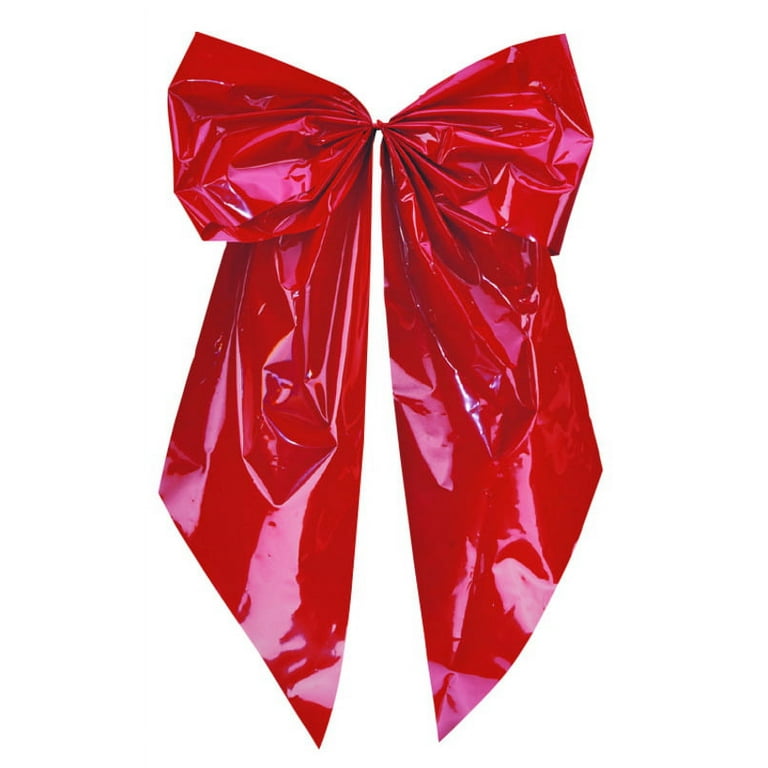 1-5/16 Red Veltex flocked polypropylene outdoor ribbon