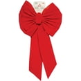 thumbnail image 1 of Holiday Trims Red 11 Loop Christmas Bow 18 in., 1 of 2