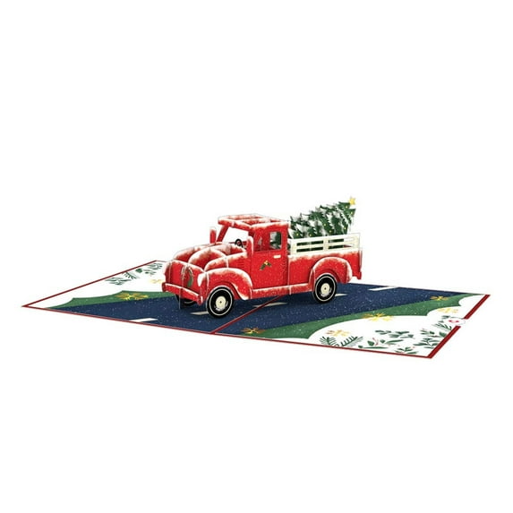 Holiday Truck Pop-Up Card - EOL