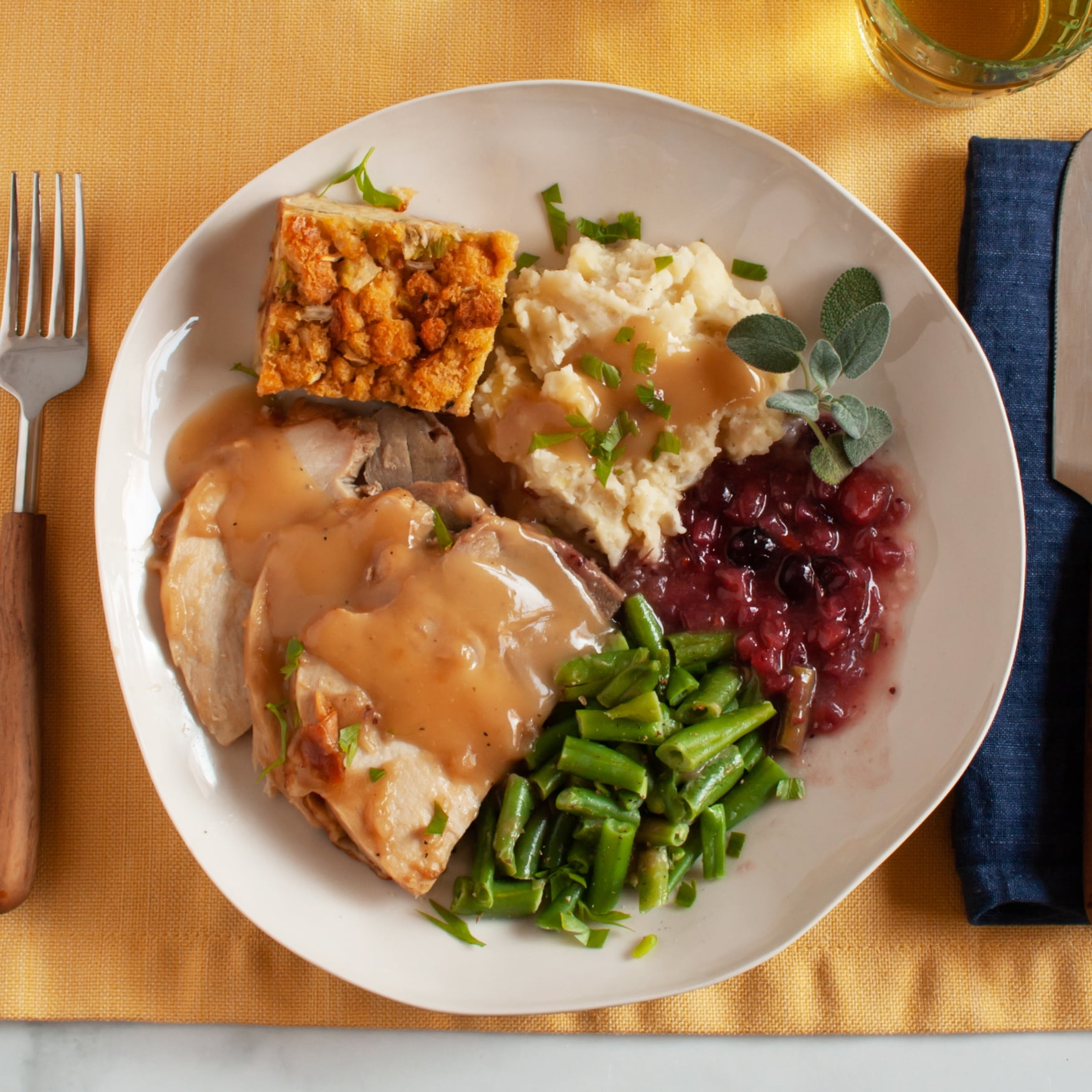 Holiday Turkey Dinner for 8 individually packed: Roasted Turkey ...