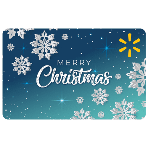 Holiday Twinkling Snow Walmart Gift Card