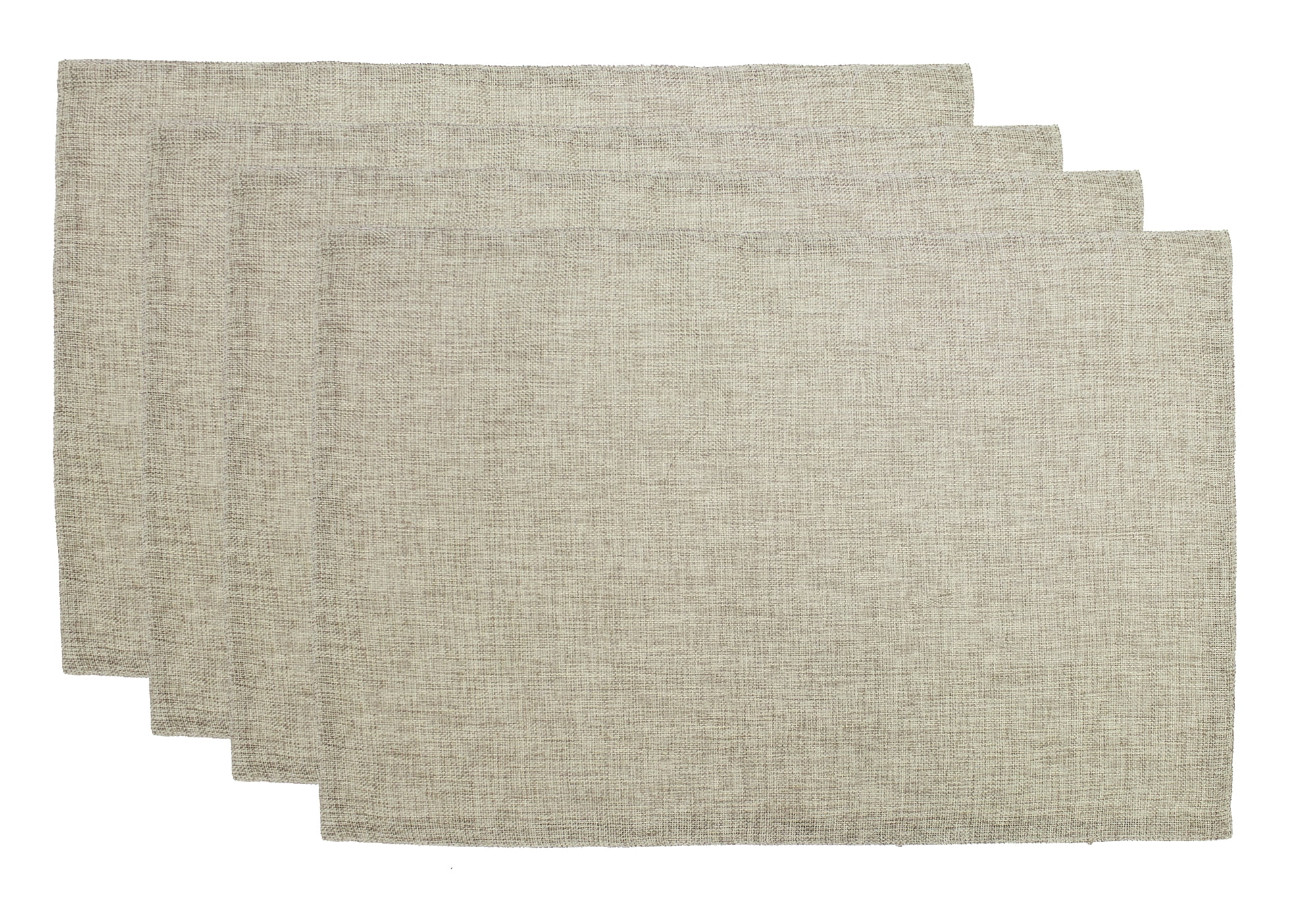 Holiday Unique Decorative Placemats (Natural 13"x19" Placemat-Set of 4)