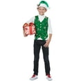 thumbnail image 1 of Holiday Vest Child Costume (Green), 1 of 2