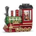 thumbnail image 1 of Holiday Water Lanterns 2023 8.75" Santa And Cardinal Musical Lighted Water Train, 1 of 1