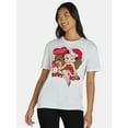 thumbnail image 1 of Holiday Women’s Betty Boop Glitter Graphic Tee, Sizes XXS-XXL, 1 of 6