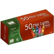 Holiday Wonderland 4051-88A 50 Count MULTI Color Mini Christmas Light Sets - Quantity of 3
