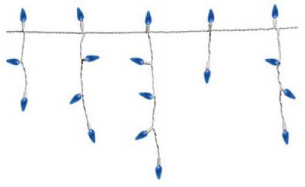 Holiday Wonderland 4769388 105Count C3 LED Blue Icicle Christmas