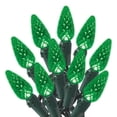 thumbnail image 1 of Holiday Wonderland 47875-88A Holiday LED 70-Light C6 Green Faceted Bulb String Light Set, 1 of 1