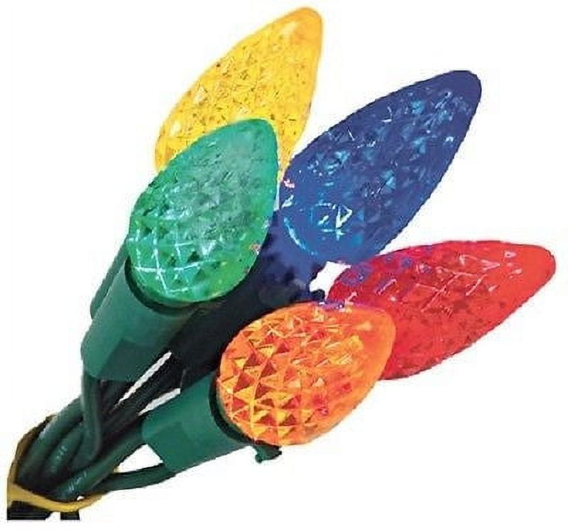 Holiday Wonderland 4794188A 200 Count Multi C6 LED Christmas Lights