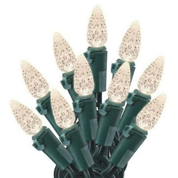 Holiday Wonderland 47949-88A 200-Count Warm White C6 LED Christmas Lights - Quantity of 4