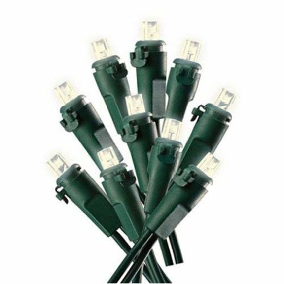 Holiday Wonderland Indoor Outdoor String Lights, 70 Warm White Micro-LEDs, Lighted Length 17.5 ft