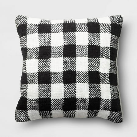 Black White Buffalo Check Pillows