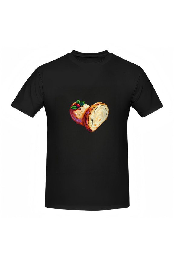 Holiday Yule Log Graphic Tee | Comfortable Unisex T-Shirt
