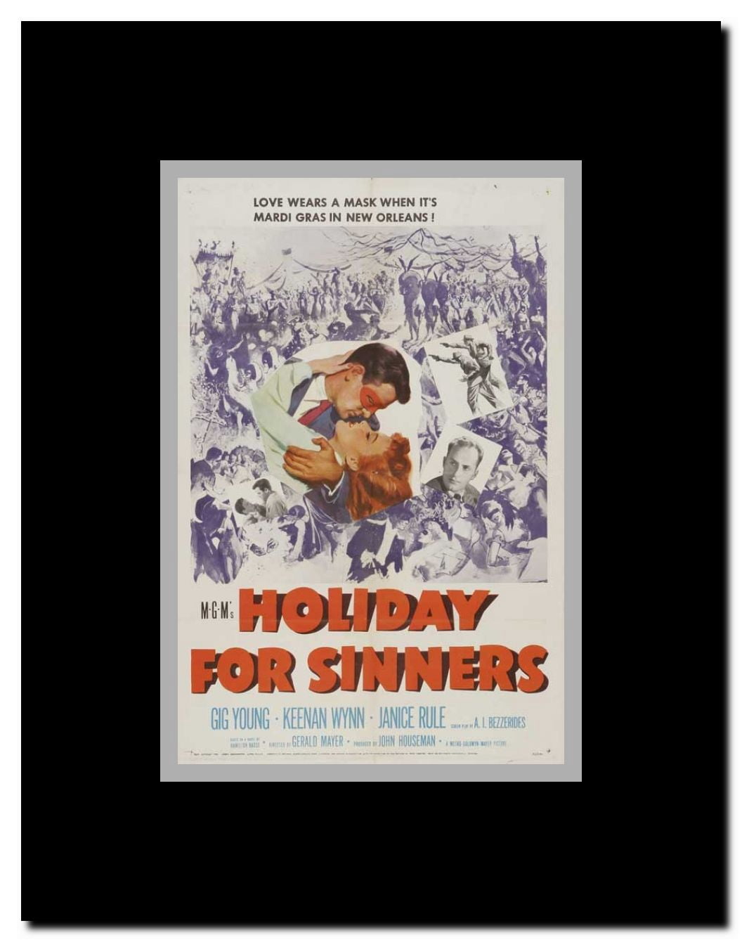 Holiday for Sinners Framed Movie Poster