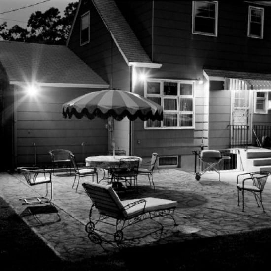 Holiday house terrace at dusk Canvas Art - (24 x 36)