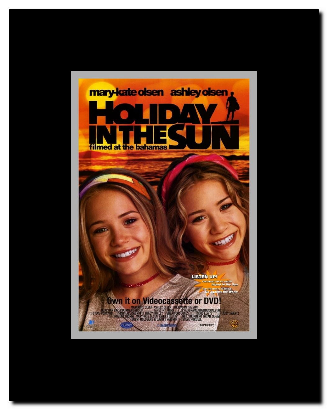 Holiday in the Sun Framed Movie Poster