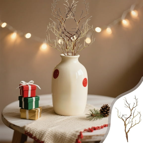 Holiday products, Christmas Decoration Simulation Plant Plastic Fake Tree Branches Handmade Materials Suitable For Party Home Decoration