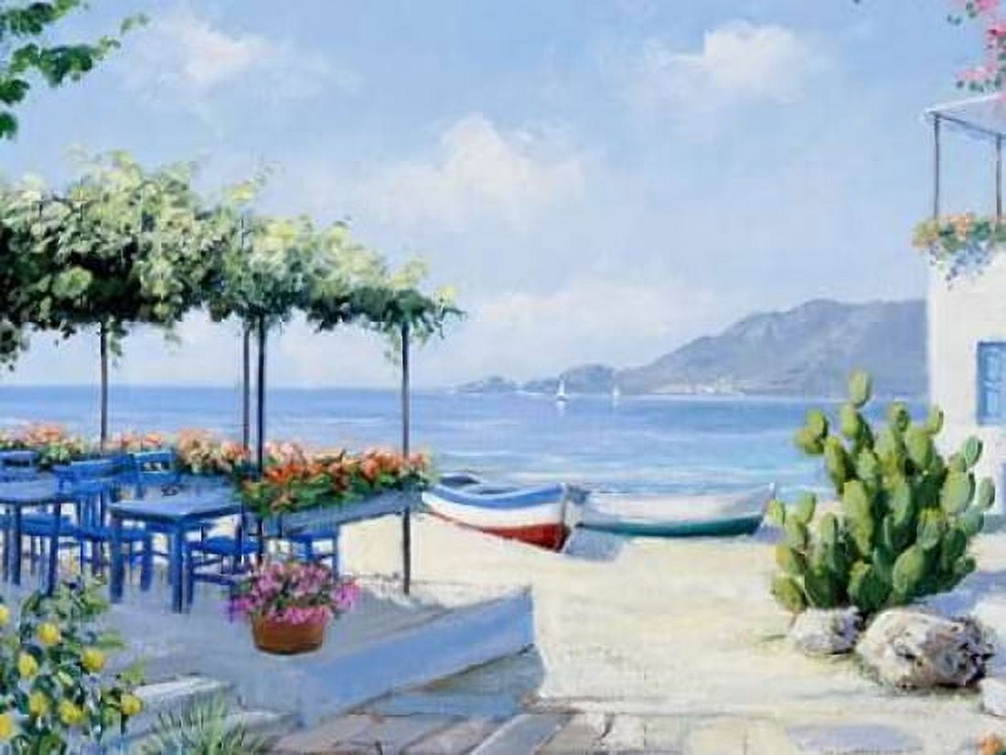 Holiday view Canvas Art - Peter Motz (18 x 24)