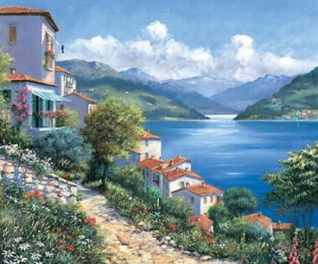 Holiday view Canvas Art - Peter Motz (24 x 30)