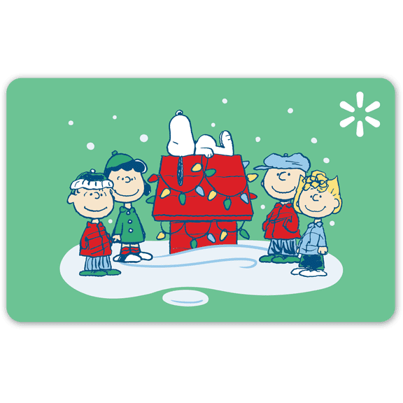 Peanuts Quartet Walmart Gift Card