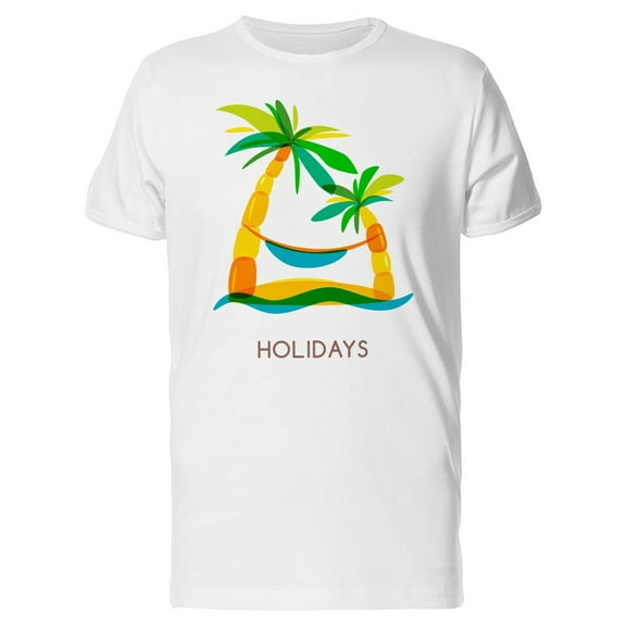 Holidays Abstract Palms Tee Men's -Image by Shutterstock